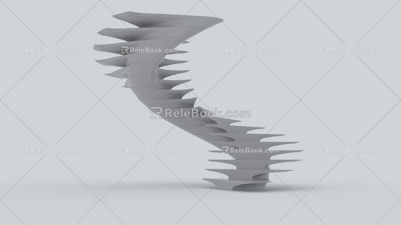 keel staircase 3d model