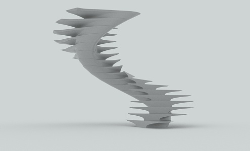 keel staircase 3d model