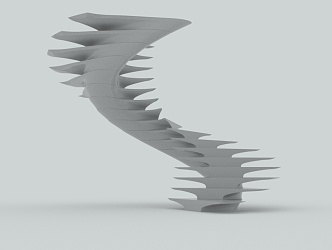 keel staircase 3d model