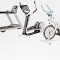 Fitness Equipment Sports Equipment Treadmill Bike 3d model