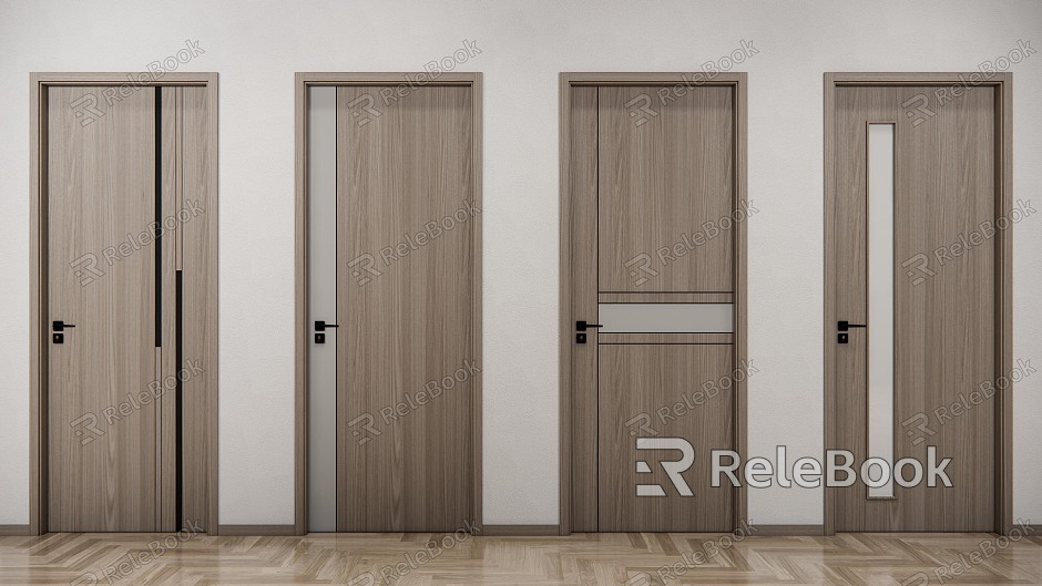 Modern swing door combination model