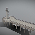 Lighthouse Watchtower Guard Tower Tower Tower Sentinel Tower 3d model