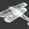 Biplane Fighter Aircraft With Yellow Wings Gray Fuselage Star Insignia 2 F 15 10 Numbers