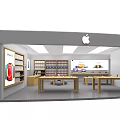Apple Retail Store Interior Featuring Display Shelves Product Tables And Electronic Devices