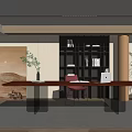 Modern study 3d model
