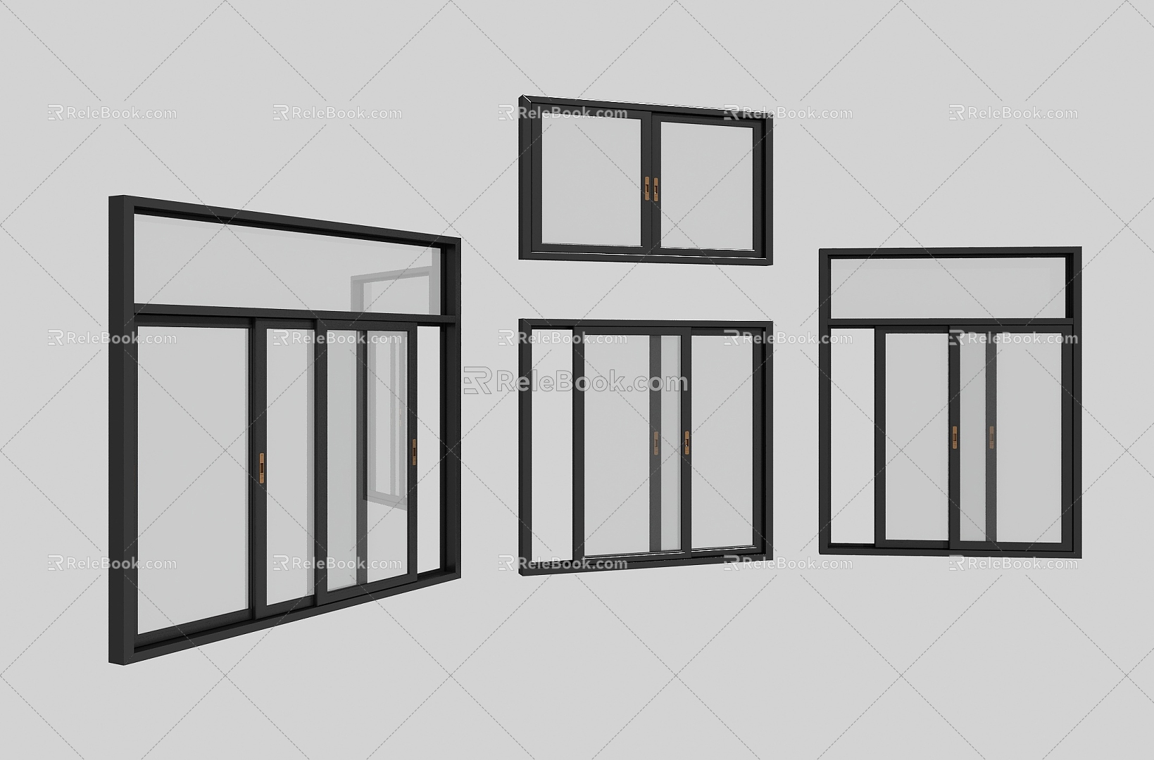 sliding window 3d model