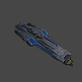 science fiction spaceship 3d model