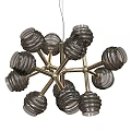 Molecule chandelier 3d model