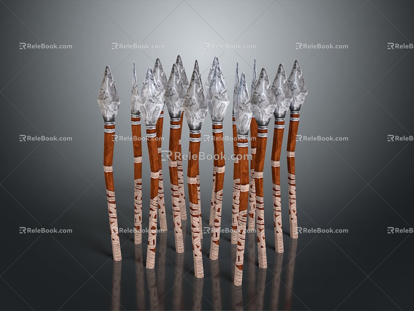 Spear Spear Ancient Weapon Cold Weapon Medieval Item Medieval Weapon Sword Sword Axe 3d model