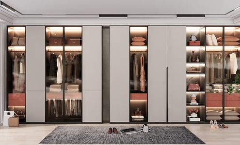 Modern wardrobe 3d model