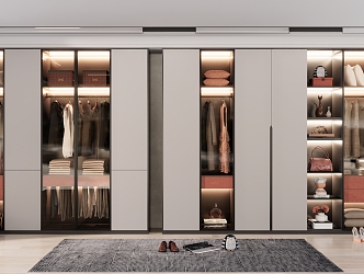 Modern wardrobe 3d model