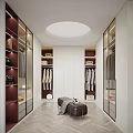 Modern Cloakroom 3d model