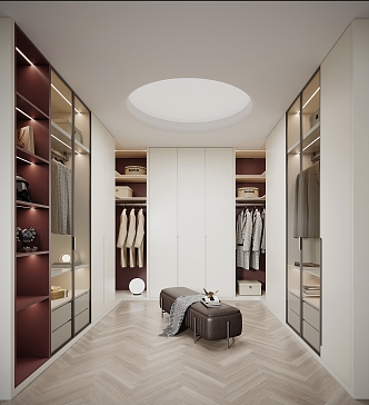 Modern Cloakroom 3d model