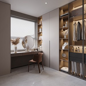 Modern Cloakroom 3d model