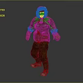 Game And Movie Character In Thick Fur Hat Brown Coat Pants With Frosty Boots Gloves