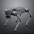 Four Legged Mechanical Robot Dog With Modern Design And Sensor Features