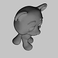 Playful 3D Panda Cartoon Character With Big Eyes And Open Arms