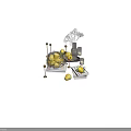 Elegant Decorative Ornaments Set With Yellow Pears Vase Tray Coffee Cup Brass Candle Holders Books