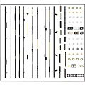 Modern downlight spot lamp magnetic attraction track spot lamp steering spot lamp linear lamp grid lamp 3d model