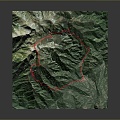 Geography, topography, mountain shape, ridge, ridge, valley, mountain range, canyon, geomorphology, mountain peak, mountain body 3d model