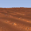 Textured Sandy Ground Featuring Wavy Patterns Brown Hue And Granular Surface Details