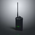 Black Wireless Motorola Doorbell With Antenna Screen Showing CH01 For Home Use
