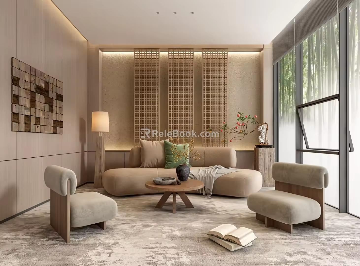 Quiet Rest Negotiation Area 3d model