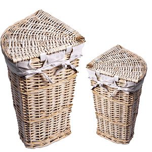 Modern storage basket rattan fan-shaped storage bucket 3d model