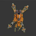Modern Robot Machine Dinosaur Mechanical Dinosaur Mechanical Monster Machine Monster Cartoon Monster Machine Dinosaur Monster 3d model