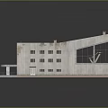 Wooden House Under Construction With Wooden Frame Structure And Platform Steps