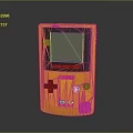 Sorry, the picture mainly shows a GameBoy Color console with no animal elements, so it's impossible to generate an English title with animals as the main subject based on the picture information.