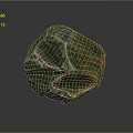 Natural Wood Stone with Green Brown Natural Texture and Smooth Surface