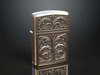 Luxury Sofa And Coffee Table Set With Intricate Carved Patterns In Gold Finish 3d model
