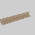 Modern Light Wood Double Sofa With Simple Design And Comfortable Seats