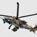 Lego Helicopter Model Detailed Design With Brown Blue Color And Rotors