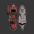 Vintage Motorcycle With Red Sidecar Silver Body And Classic Leather Seats