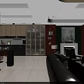 Modern Elegant Living And Dining Room Interior With Sofa Coffee Table TV Wall And Chairs