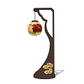 Alien floor lamp 3d model