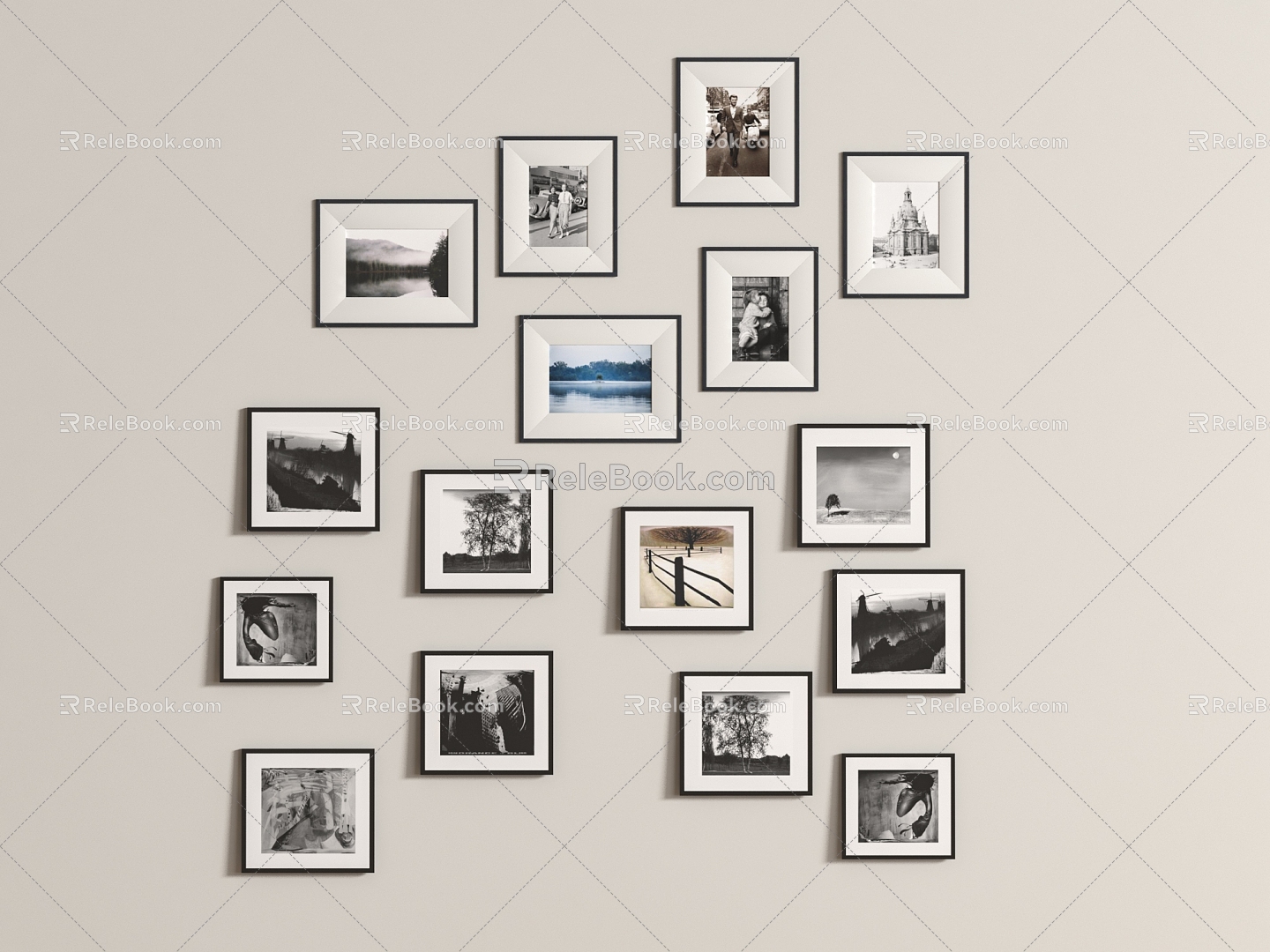 Photo Frame Photo Wall 3d model