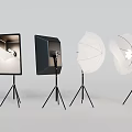 Professional Photography Studio Lighting Equipment with Softbox Umbrella and Tripod Stands for Studio Photography Setup