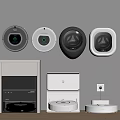 Smart Machines With Modern Design And Various Intelligent Home Features 3d model