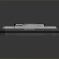 Technological Metallic Platform With Hexagonal Structure Grooves Patterns And Square Interface