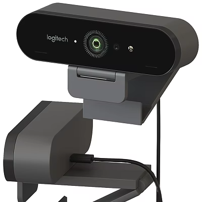 High Quality Logitech Webcam With HD Lens Professional Office Appliance For Video Conferences 3d model