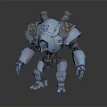 Modern Robot Mech Warrior Mech Soldier Machine Battlearm Mechanical Battlearm 3d model
