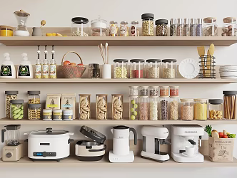 Modern Kitchen Supplies 3d model