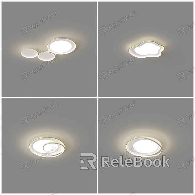 Simple living room lamp ceiling lamp model