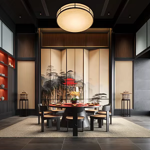 Restaurant rooms 3d model