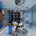 Modern Fashion Clothing Store Interior With Stylish Apparel And Mannequin Displays