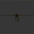 Detailed Fantasy Dragon Game and Movie Character With Red Wings Golden Body