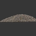 Wood And Stone Mixed Chips Pile Natural Decorative Aggregate Material For Landscaping